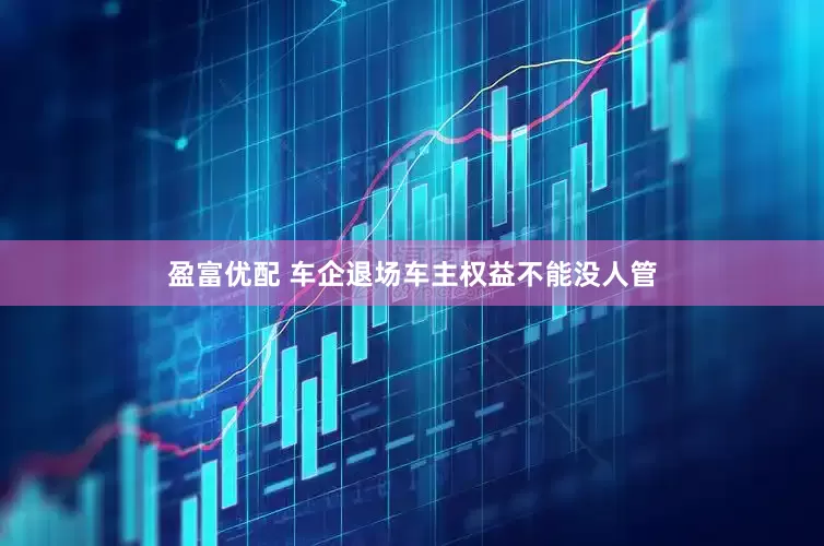 盈富优配 车企退场车主权益不能没人管